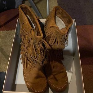 Size 11 fringe boots